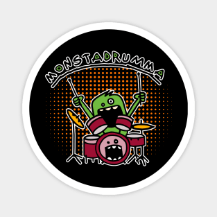 Monster Drummer Magnet